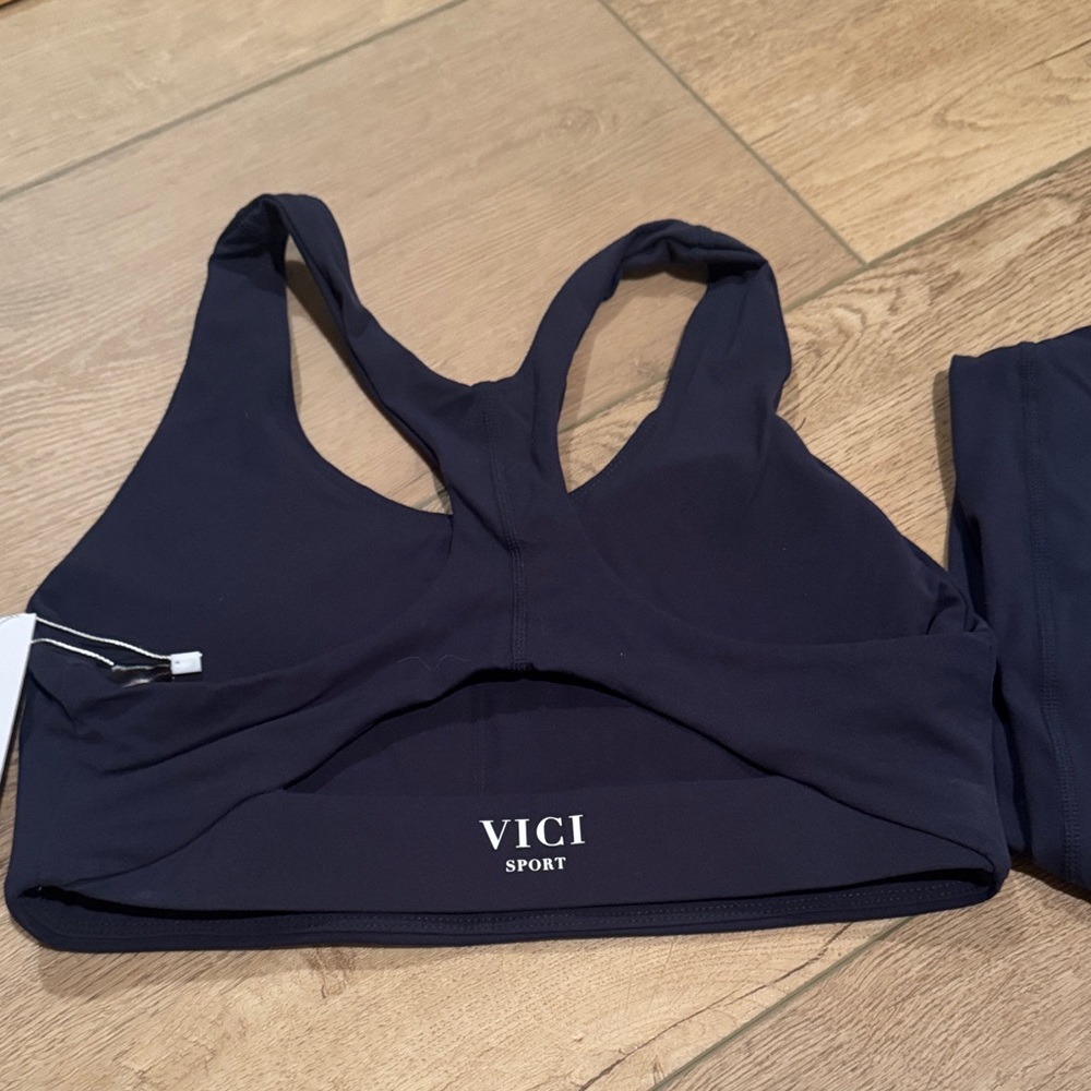 Vici Dark Blue Sports Set with White Accents - Picture 3 of 4